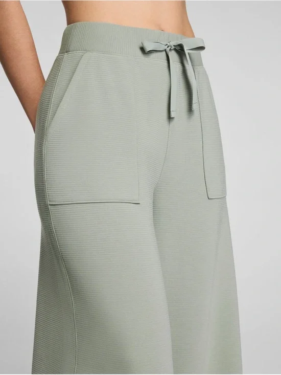 NWT SPANX AirEssentials® French Rib Wide Leg Pant - Picture 3 of 8